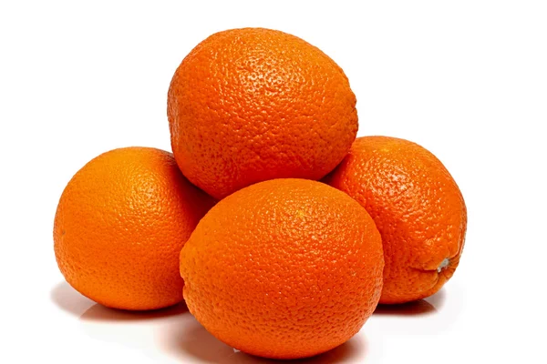 Τέσσερις ώριμο πορτοκάλι. — Φωτογραφία Αρχείου