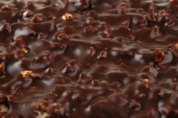 stock image Waffle cake with peanuts.