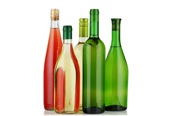 Bottiglie di vino . — Foto Stock