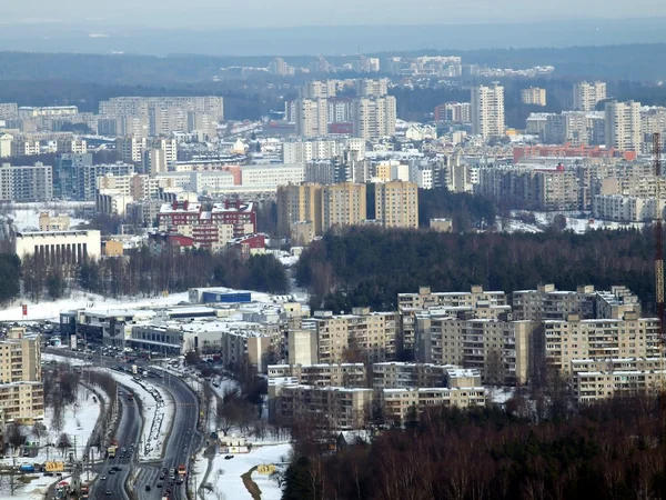 Zima w mieście Wilno — Zdjęcie stockowe