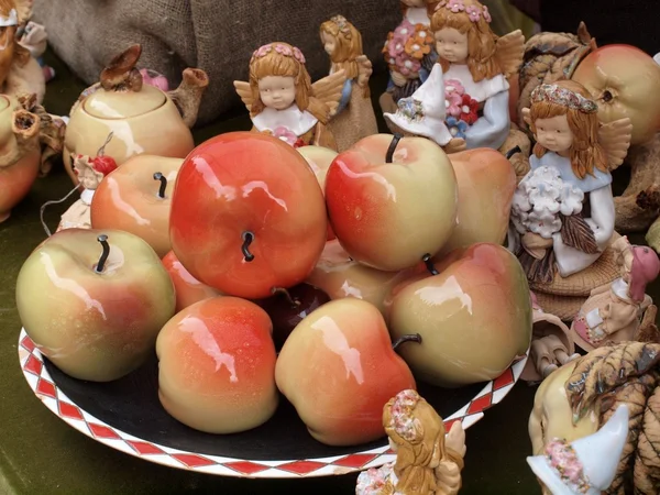 Keramické jablko — Stock fotografie