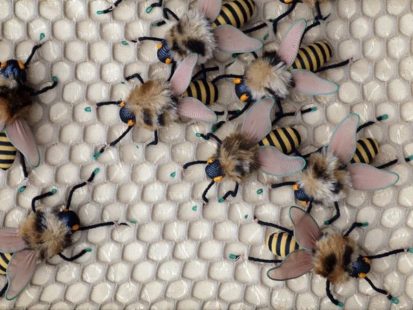 Peigne et abeille — Photo