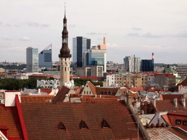 Tallinn şehir görünümü