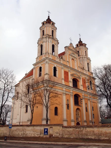 Saint Jakob and saint Philip church — Stock Photo, Image