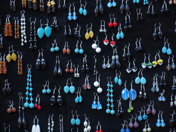 Die Ohrringe Kollektion. — Stockfoto