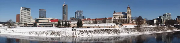 Vilnius city panorama. — Stock Photo, Image