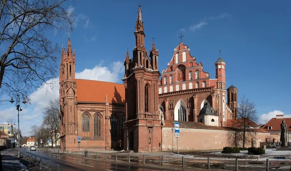 Вильнюсская церковь Святой Анны — стоковое фото