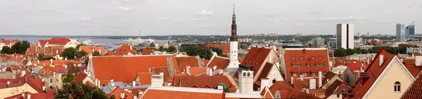 Uitzicht op de stad Tallinn — Stockfoto