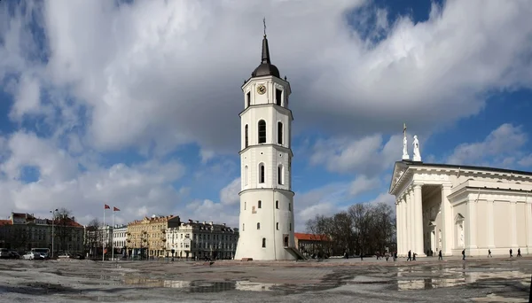 Local da catedral de Vilnius — Fotografia de Stock