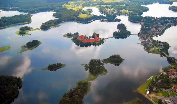 Slottet i sjön湖中城堡 — Stockfoto