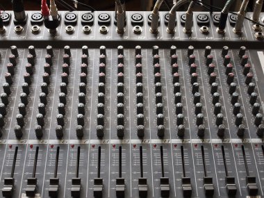 Audio mixer clipart