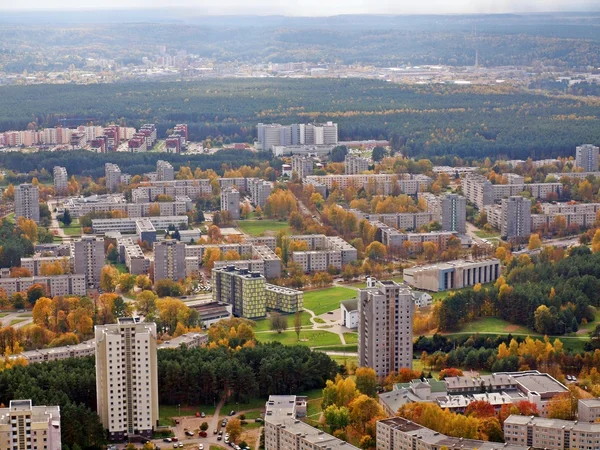 Vilnius ville vue aérienne — Photo