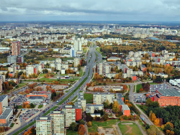 Vilnius city aerial view — Stock Photo, Image