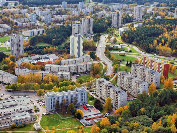 Vilnius ville vue aérienne — Photo