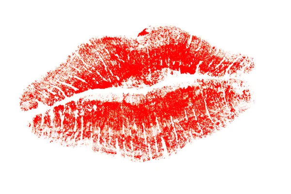 Помада поцілунок — стокове фото