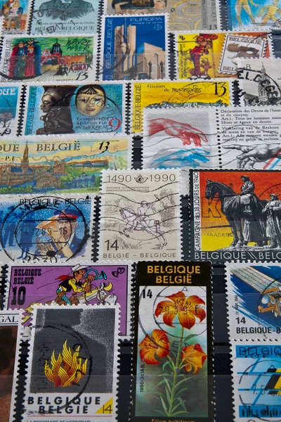 Коллекция марок — стоковое фото