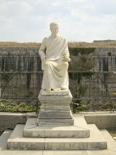 stock image Statue of Frederick North, Kerkyra