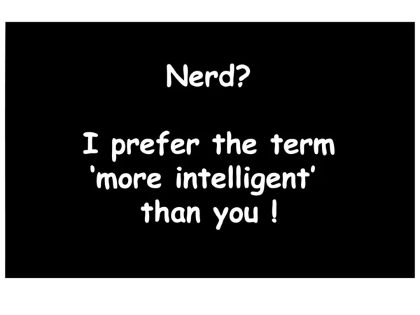 Nerd text — Stock Vector