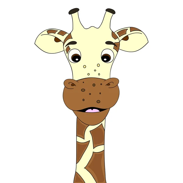 Giraffe мультфільм — стоковий вектор