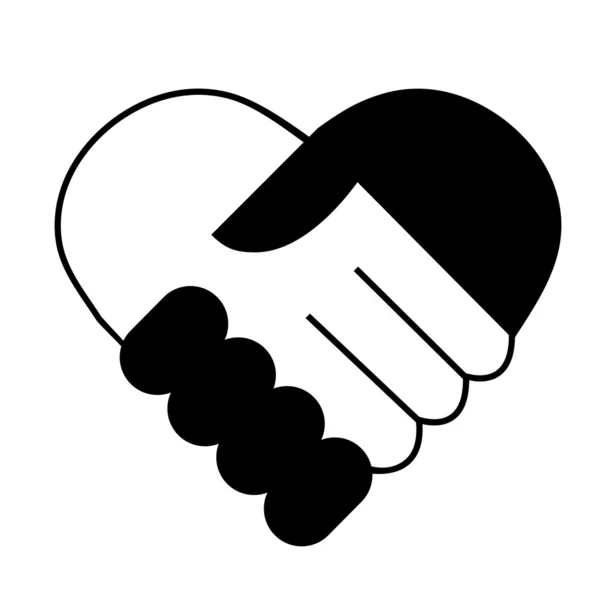 Serrer la main — Image vectorielle