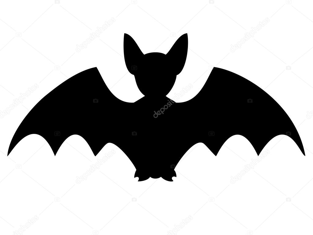 Silhouette of bat