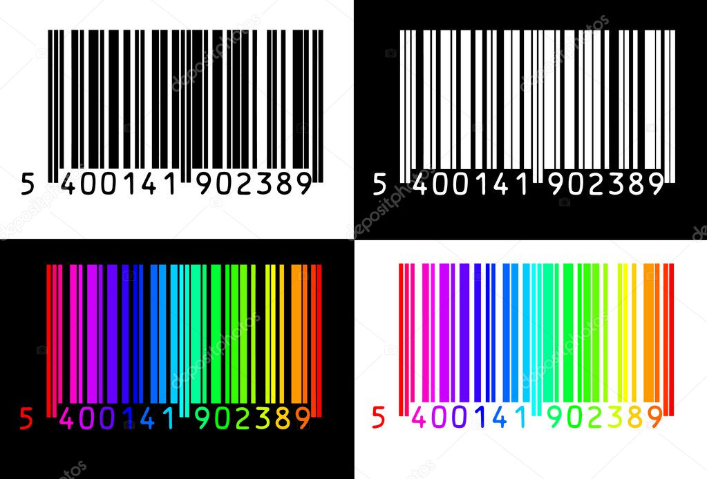 Collection of 4 barcodes