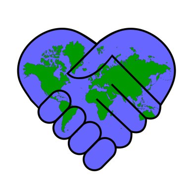 World peace clipart