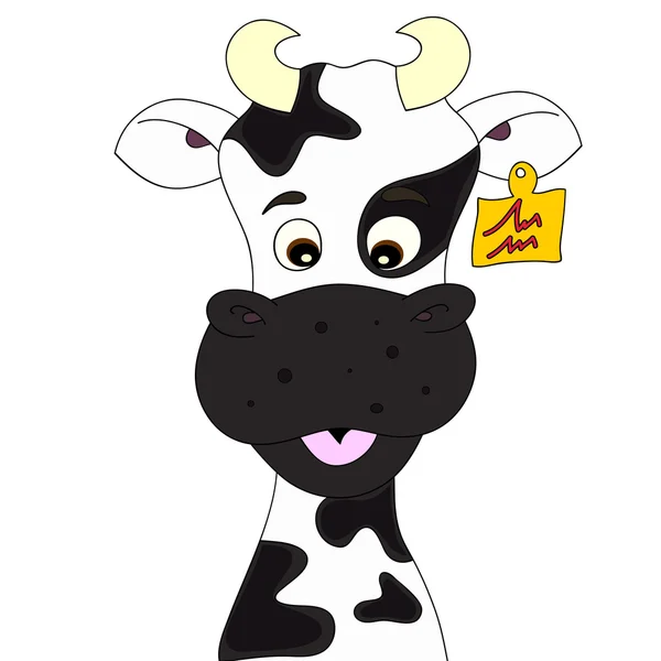 Desenhos animados de vaca — Vetor de Stock