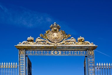 Gate of the castle of Versailles clipart