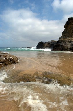 Beach of Porto Covo clipart