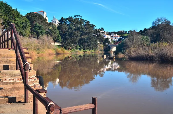 Stock image River of village of Odemira, Portugal