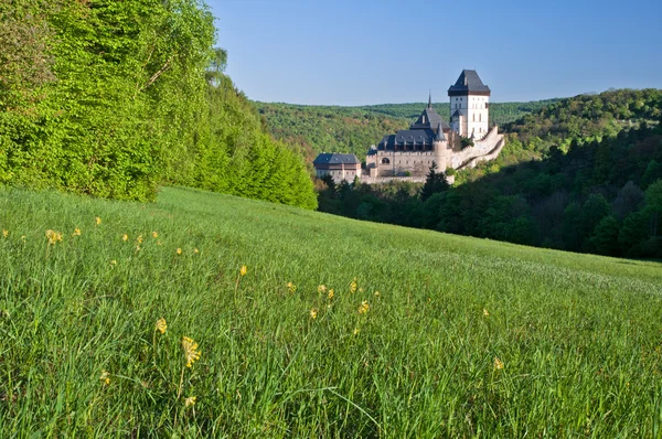 Karlstejn kastély, Cseh Köztársaság — Stock Fotó