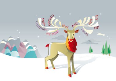 Christmas Reindeer clipart