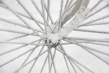 bisiklet tekerleği in Rime ı Frost