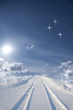 Road to heaven clipart