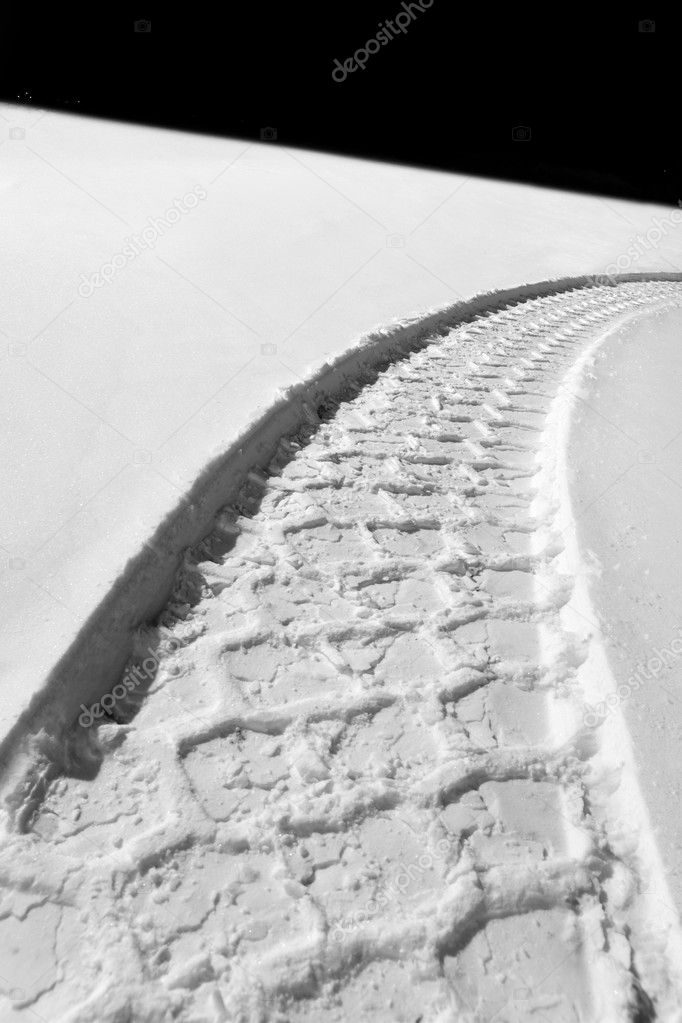 Track in snow