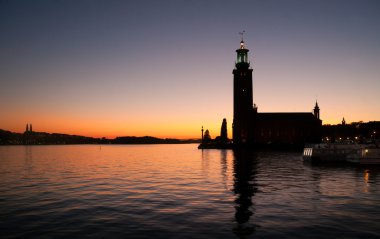 Stockholm city hall clipart