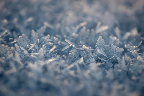 Кристаллы льда — стоковое фото
