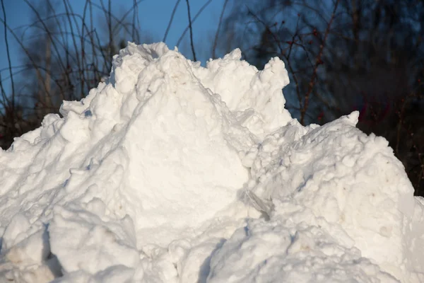 Heap of snow — Stock Photo, Image