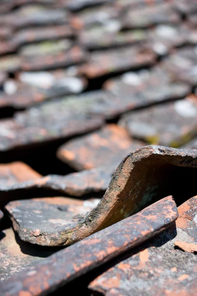 Old tiled roof — Stock Photo, Image