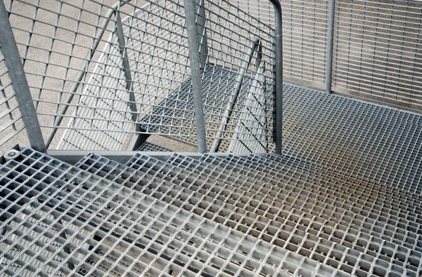 金属製の階段の背景 — ストック写真