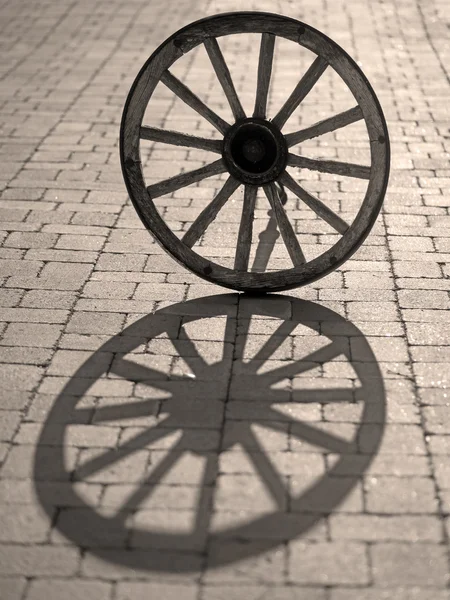 Roda do vagão — Fotografia de Stock