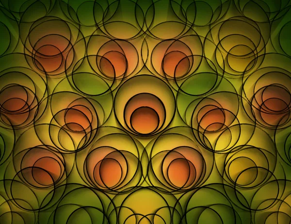 Green yellow and orange abstract background — Stock Photo, Image