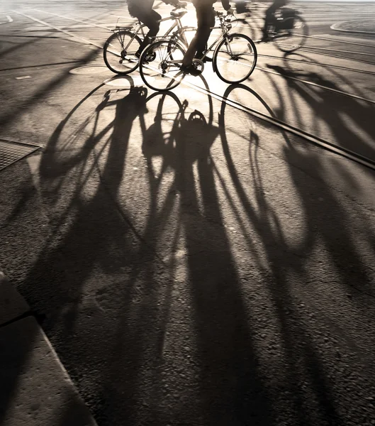 자전거타는 사람들 — 스톡 사진