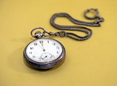 Vintage pocket watch clipart