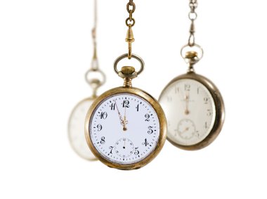 Vintage pocket watch clipart