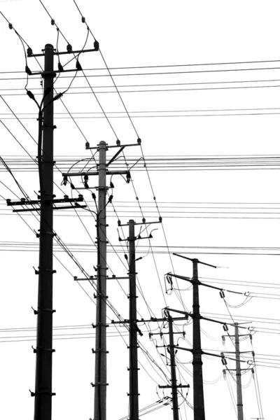 Pali elettrici — Foto Stock
