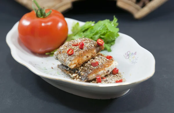 중국어 튀긴된 생선 요리 — 스톡 사진
