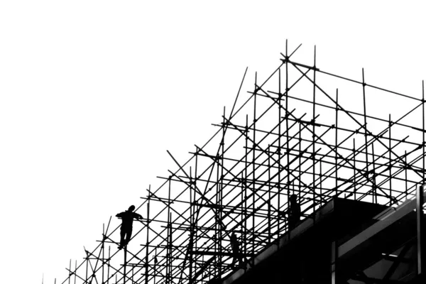 Byggnadsställningar — Stockfoto