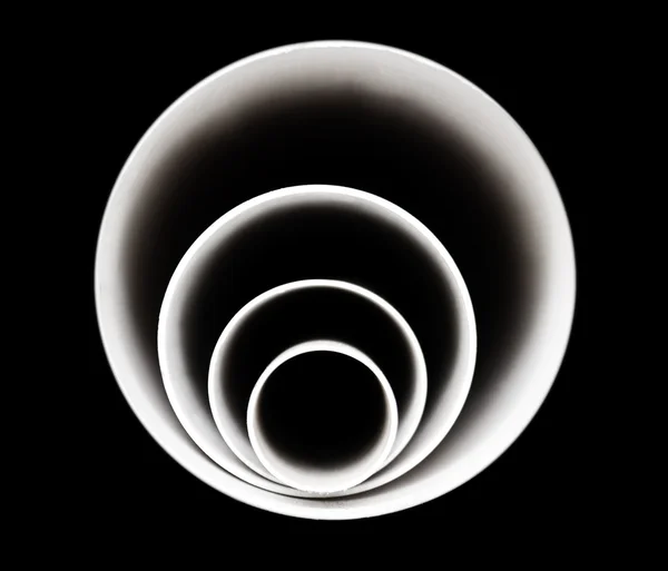 Close up de tubos de plástico — Fotografia de Stock
